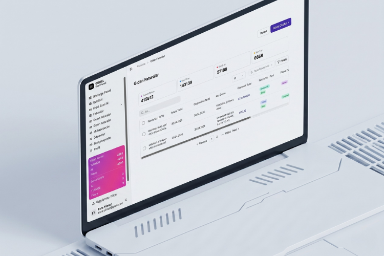 E-Fatura sisteminin işleyişi