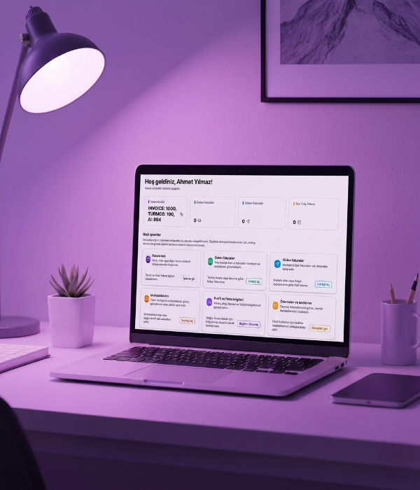 Qubill e-fatura dashboard